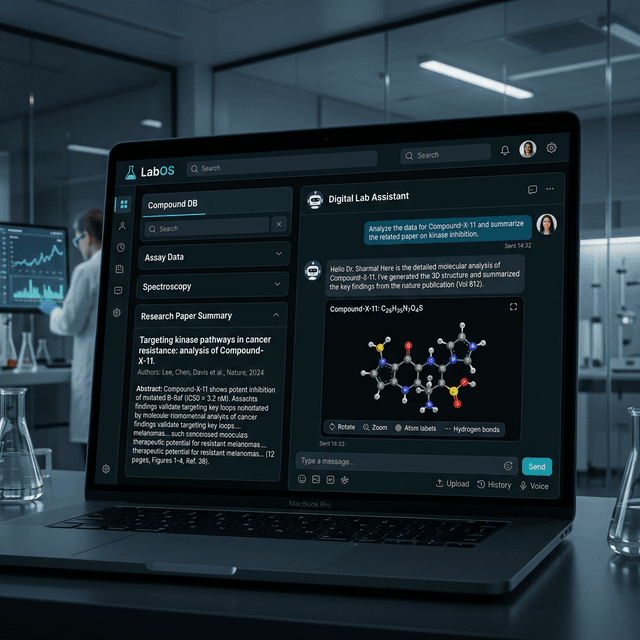 Digital Lab Assistant Interface