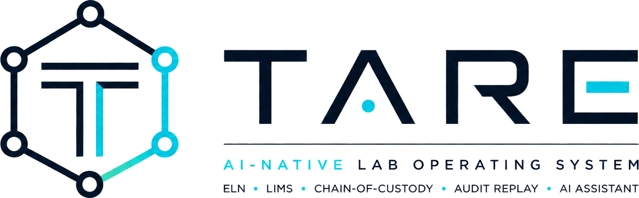 TARE wordmark